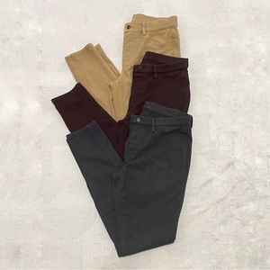 Uniqlo Ultra Stretch Legging Pants with Heattech (Set of 3)